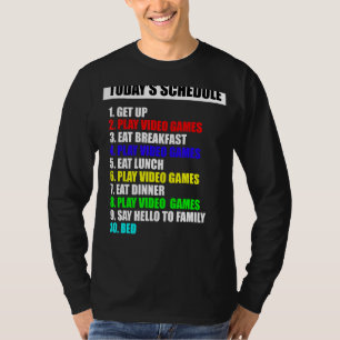 Camiseta Programar Juegos de Video de Día Perfecto Jugador