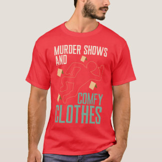 Camiseta Programas de asesinatos de crímenes reales y famil