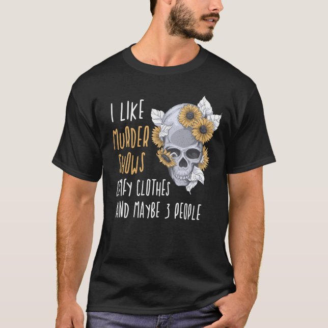 Camiseta Programas de Crímenes Reales Amigos Divertidos (Anverso)