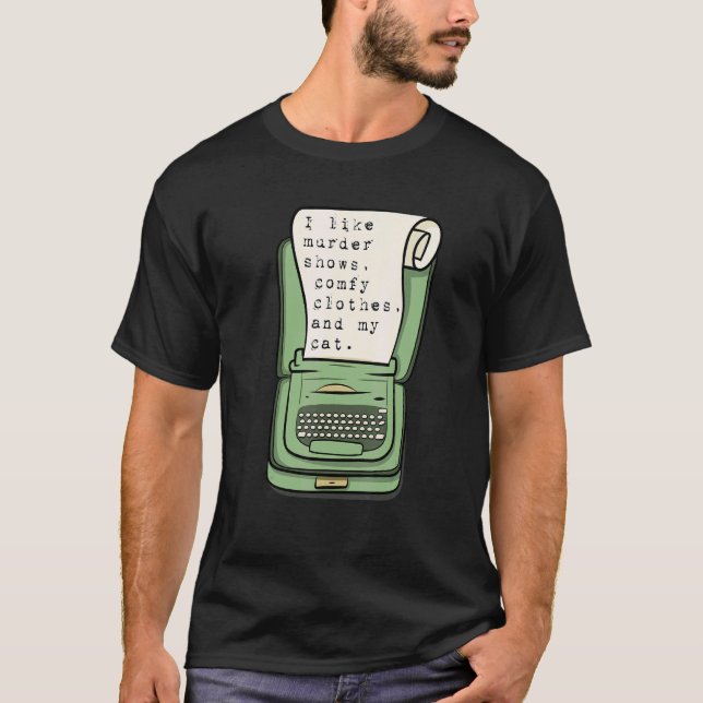 Camiseta Programas de Misterio Cómodo Programas de Asesinat (Anverso)