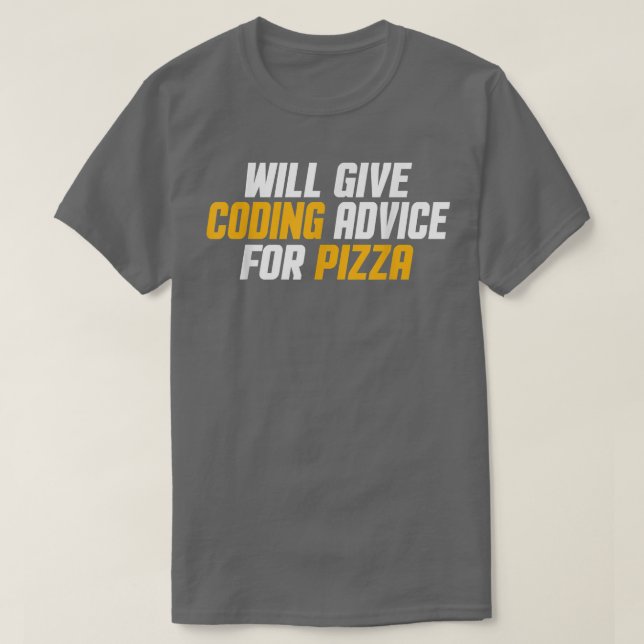 Camiseta Programmer, Developer Funny Give Coding Advice For (Diseño del anverso)