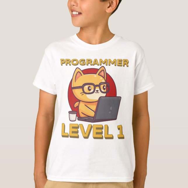 Camiseta Programmer Level 1 (Anverso)
