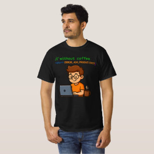 Camiseta Programmer T-Shirt – Error 404 Productivity