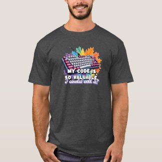 Camiseta Programmer - Valueable Code - mechanical keyboard