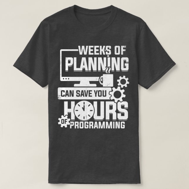 Camiseta Programming Code Coding Programmer Coder Gift  (Diseño del anverso)