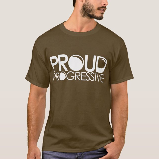 Camiseta Progresista orgulloso (Anverso)