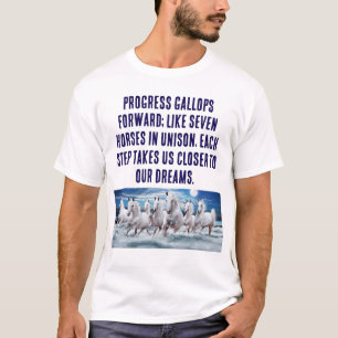 Camiseta progresista para motivaciones