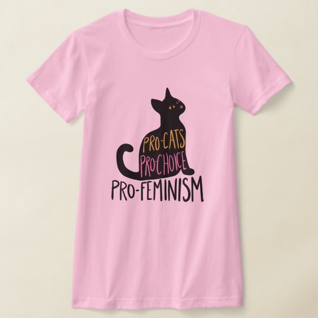 Camiseta Progresistas Pro-elección pro-feminismo (Distribución)