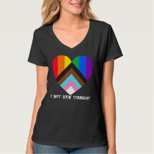 Camiseta Progreso Bandera Primo Inclusividad Cardíaca que a