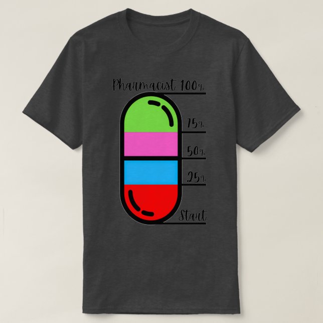 Camiseta Progreso de la farmacia 1 (Diseño del anverso)