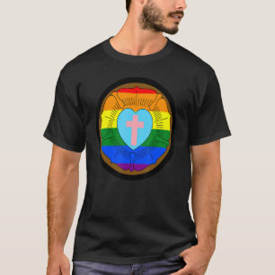 Camiseta Progreso de Lgbtq Orgullo Lutheran Transgénero Gay