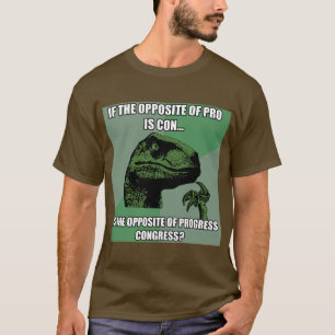 Camiseta Progreso de Philosoraptor contra congreso