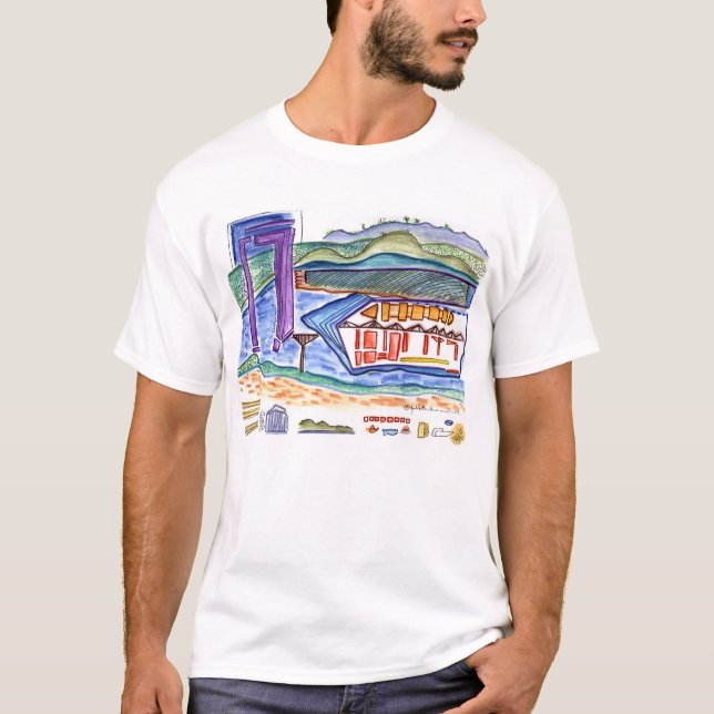 Camiseta Progreso en cuanto al río Yangzi (Anverso)