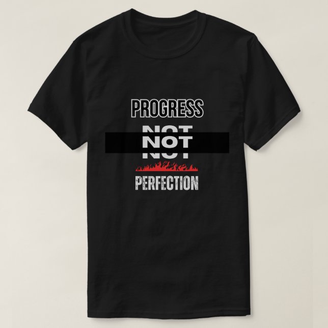 Camiseta Progreso no perfección (Diseño del anverso)