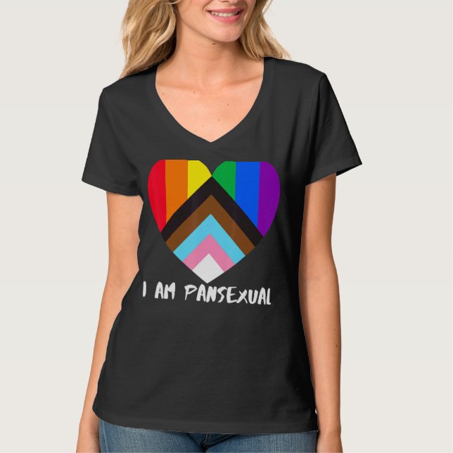 Camiseta Progreso Orgullo Bandera Arcoiris Inclusividad Cor (Anverso)