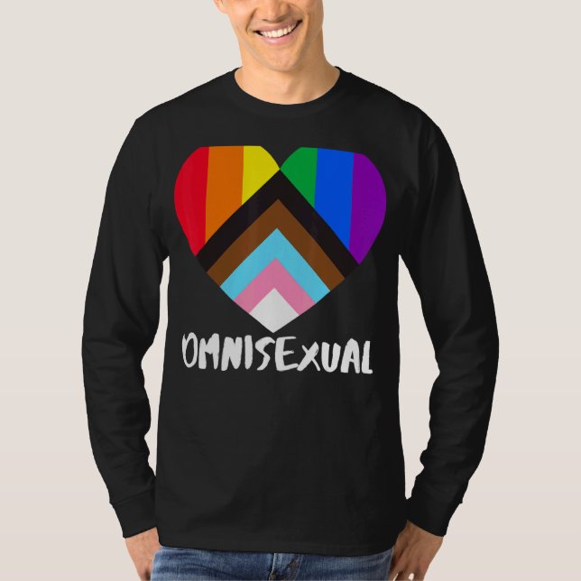 Camiseta Progreso Orgullo Bandera Arcoiris Inclusividad Cor (Anverso)