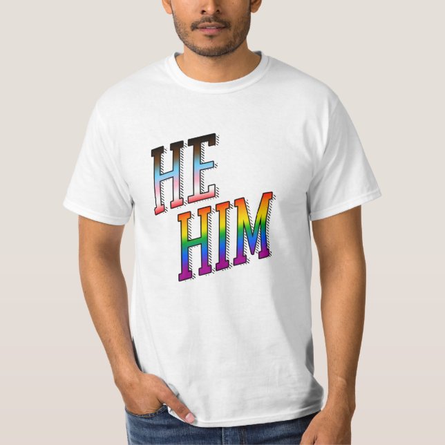 Camiseta Progreso Pronombres Él Le (Anverso)