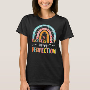 Camiseta Progreso sobre educador de docentes de rendimiento