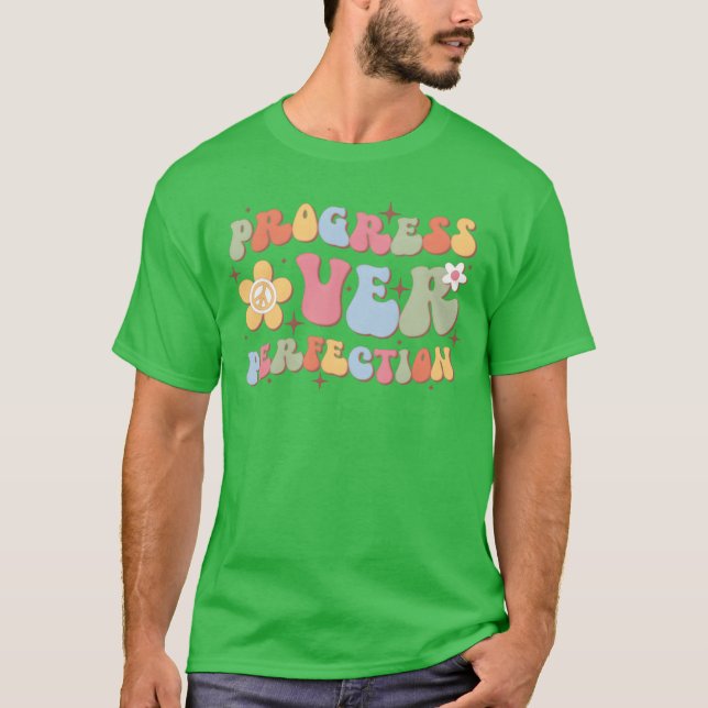 Camiseta Progreso Sobre la Familia Escolar Perfecta Backo (Anverso)