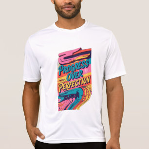 Camiseta Progreso sobre la perfección