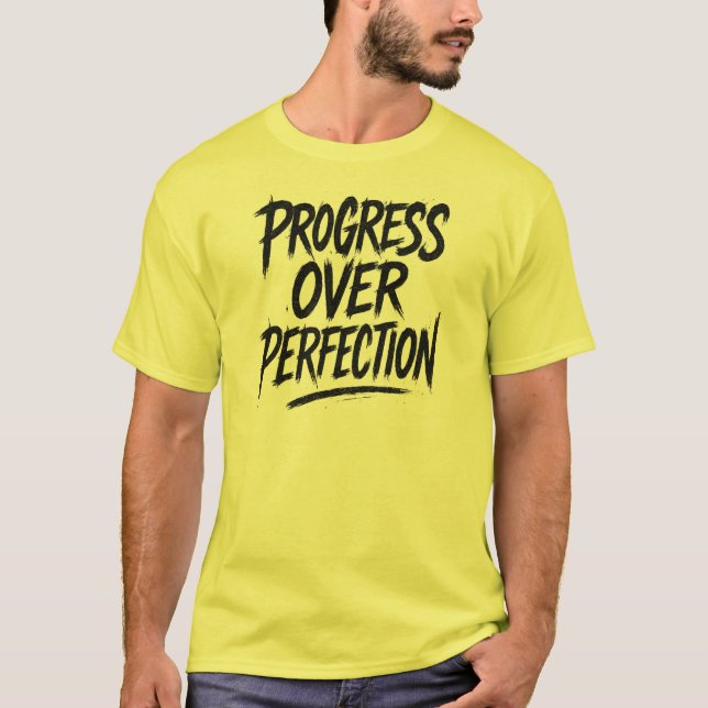 Camiseta Progreso sobre la perfección 4 (Anverso)