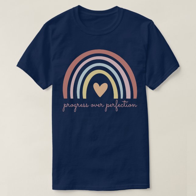 Camiseta Progreso sobre la perfección I (Diseño del anverso)