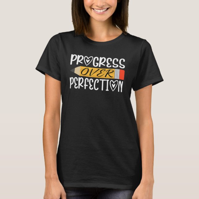 Camiseta Progreso Sobre La Perfección Sped Educador Profeso (Anverso)