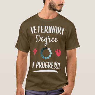 Camiseta Progreso veterinario Graduado veterinario Graduado