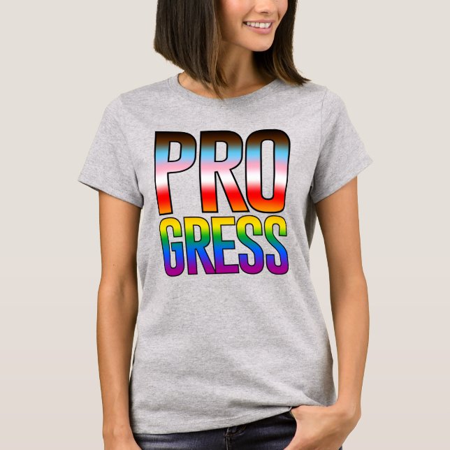 Camiseta Progress Pride (Anverso)