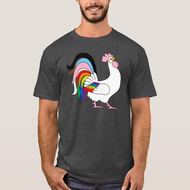 Camiseta Progress Pride Rooster (Anverso)