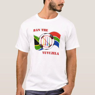 Camiseta Prohíba el Vuvuzela fútbol de 2010 mundiales