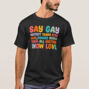 Camiseta Prohíben la lectura de transexuales para proteger