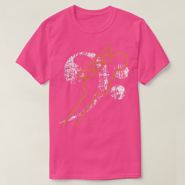 Camiseta Prohibición de Bassguitarneck con limpieza de Bass (Diseño del anverso)