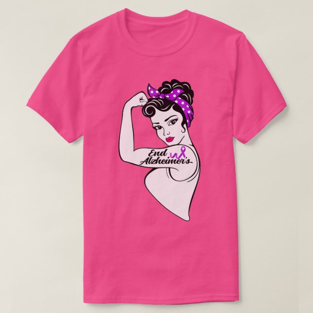 Camiseta Prohibición de la cinta morada para concienciar a  (Diseño del anverso)