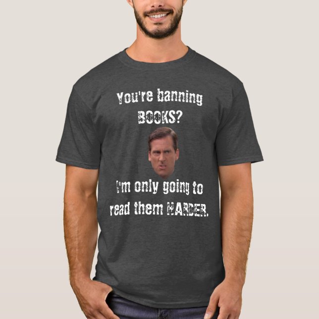 Camiseta Prohibición de libros (Anverso)