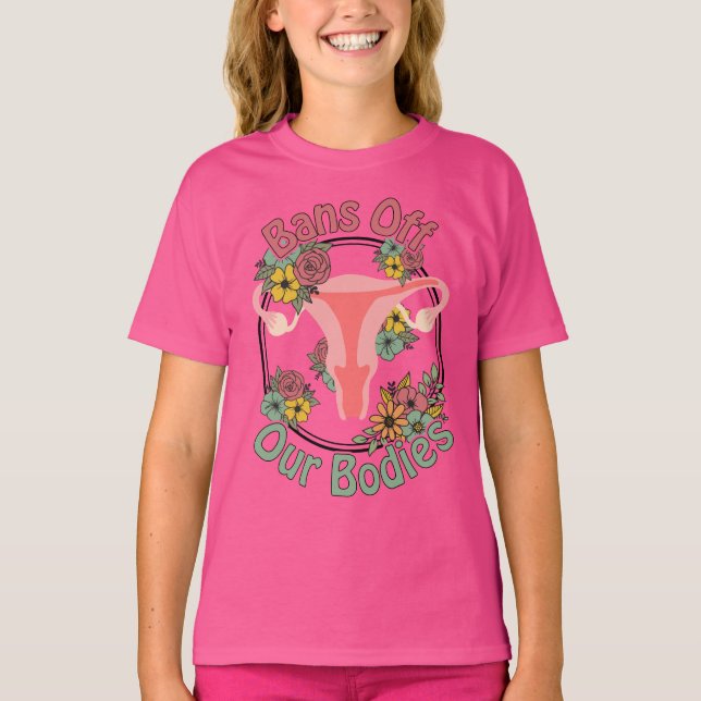 Camiseta Prohibición de nuestros cuerpos (Anverso)