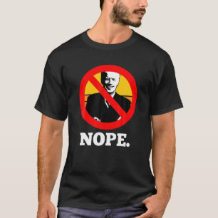 Camiseta Prohibido el Rótulo de círculo sin símbolo Biden N