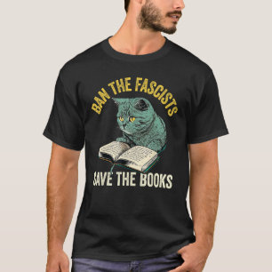 Camiseta Prohibir A Los Fascistas Salven A Los Libros Libro