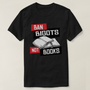 Camiseta Prohibir a los intolerantes no a los libros