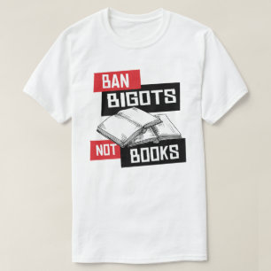Camiseta Prohibir a los intolerantes no a los libros