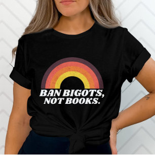 Camiseta Prohibir a los intolerantes no a los libros
