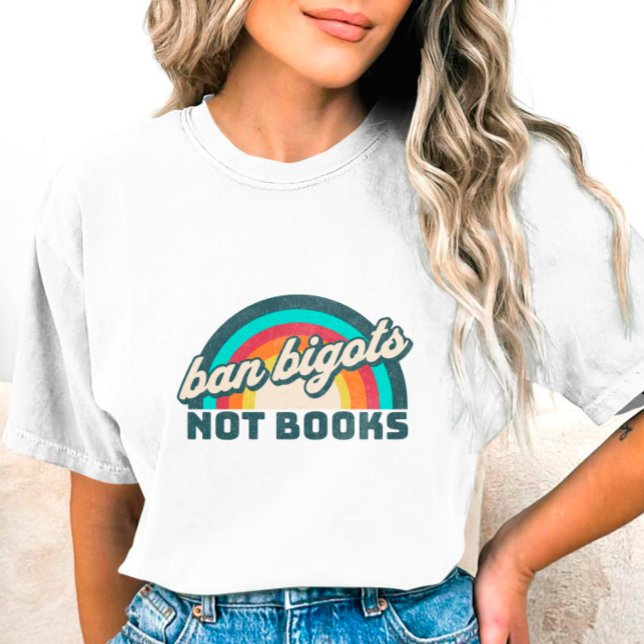 Camiseta Prohibir a los intolerantes no a los libros camise (Subido por el creador)