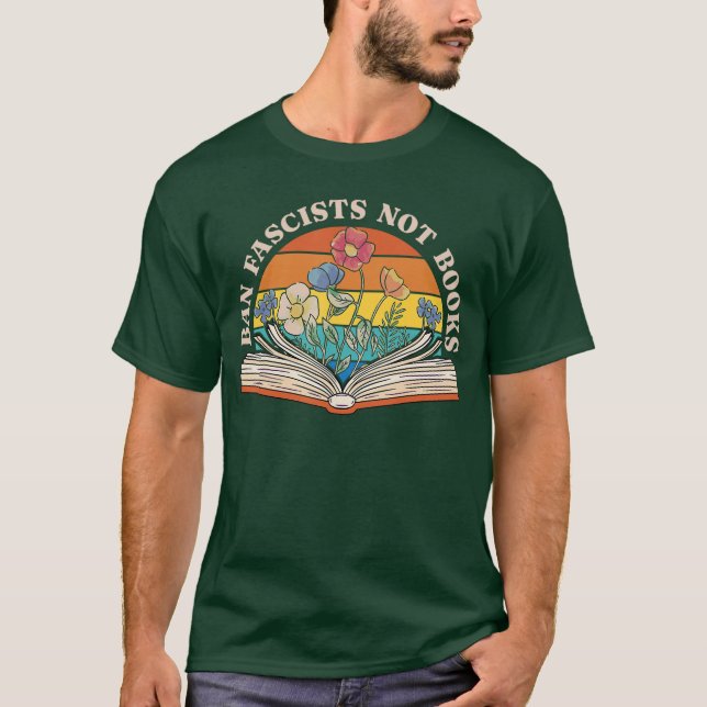 Camiseta Prohibir Fascistas No Libros (Anverso)