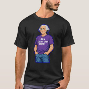 Camiseta Prohibir la Ley Sharia Ahora