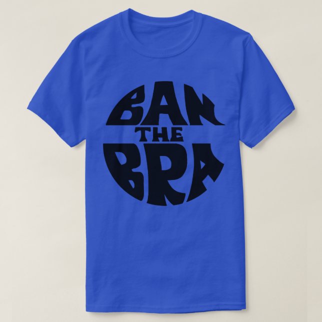 Camiseta Prohibir la protesta feminista Bra (Diseño del anverso)