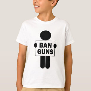 Camiseta Prohibir las armas