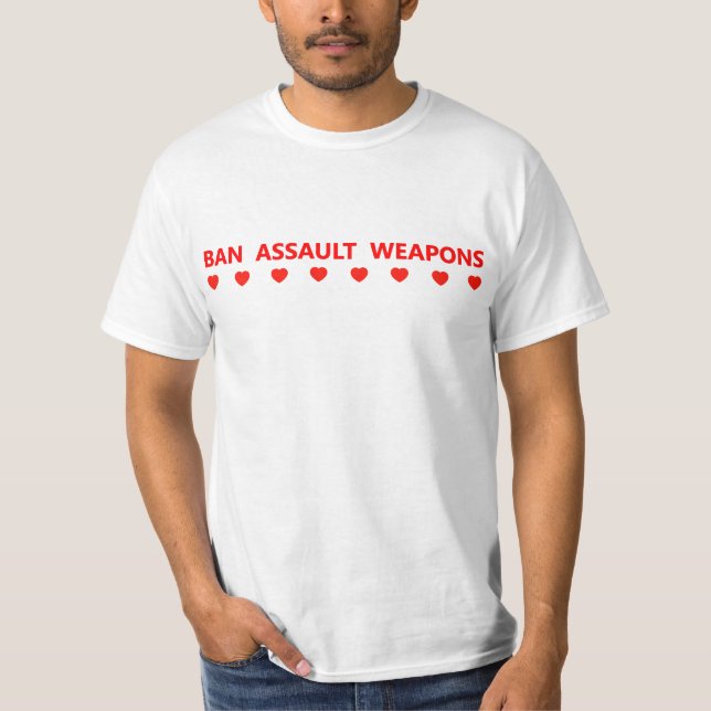 Camiseta Prohibir las armas de asalto (Anverso)