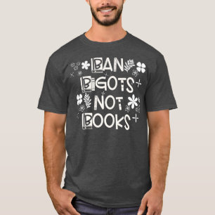 Camiseta Prohibir los intolerantes no los libros 25
