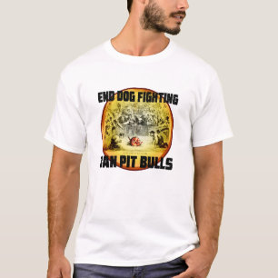 Camiseta Prohibir los toros de foso para terminar la lucha 