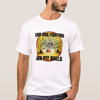 Camiseta Prohibir los toros de foso para terminar la lucha